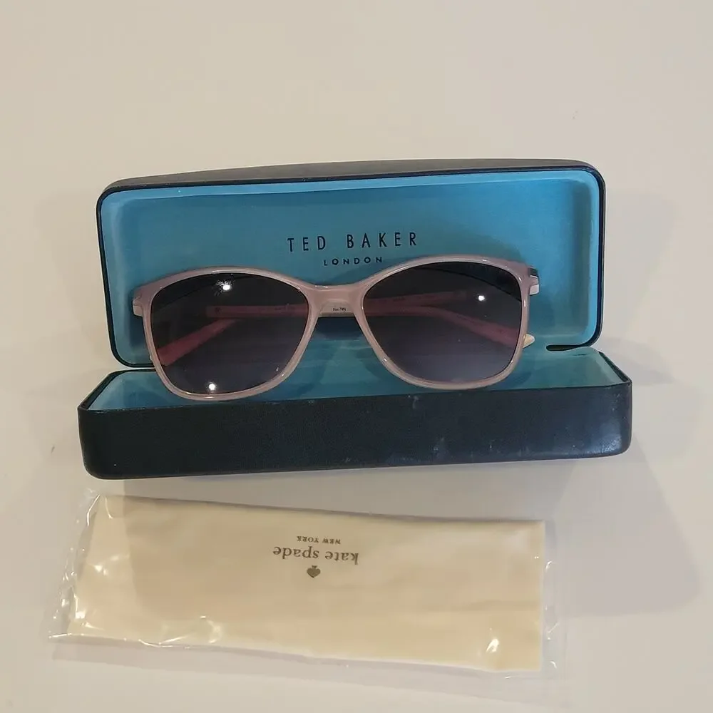 Ted Baker London Women's Sunglasses TBW109 TAU Taupe Cat Eye 56-17-140 with Case